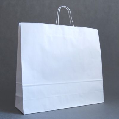 Torba papierowa 55x15x49(h) cm z uchwytem papierowym skręcanym – różne kolory – 10 szt.