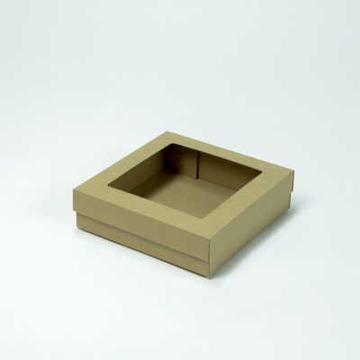 Pudełko z wieczkiem 25x25x7(h) cm – 10 szt.